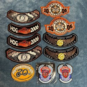 Harley-Davidson Patches 11 pcs (embroidered)